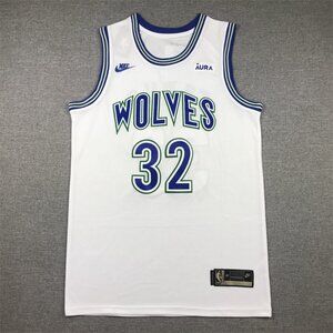 Karl-Anthony Towns #32 Timberwolves Nike Hardwood Classics Jersey
